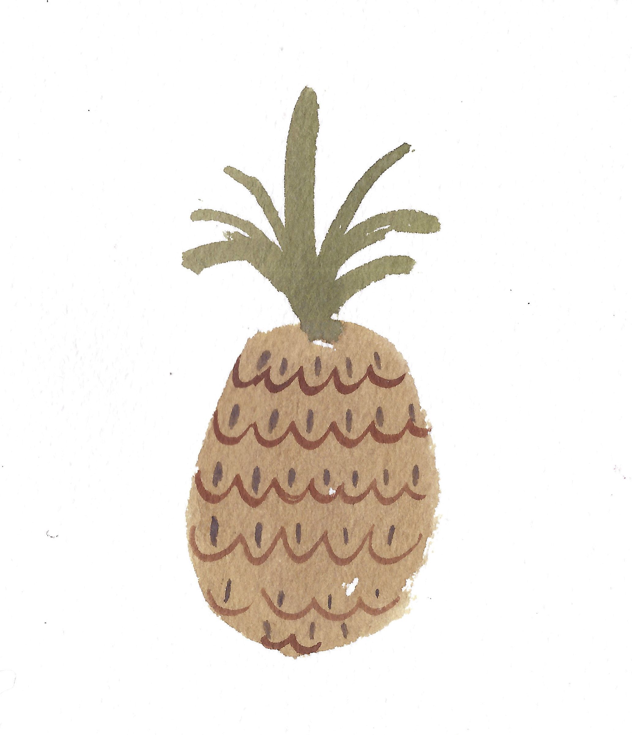 Pineapple Painting